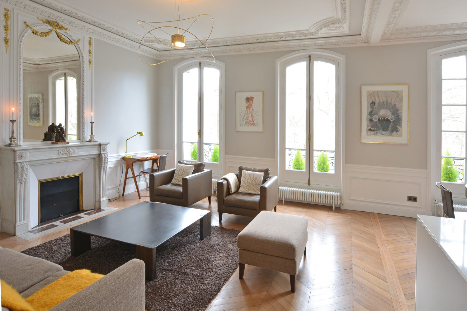 Restructuration appartement haussmannien Paris 4e