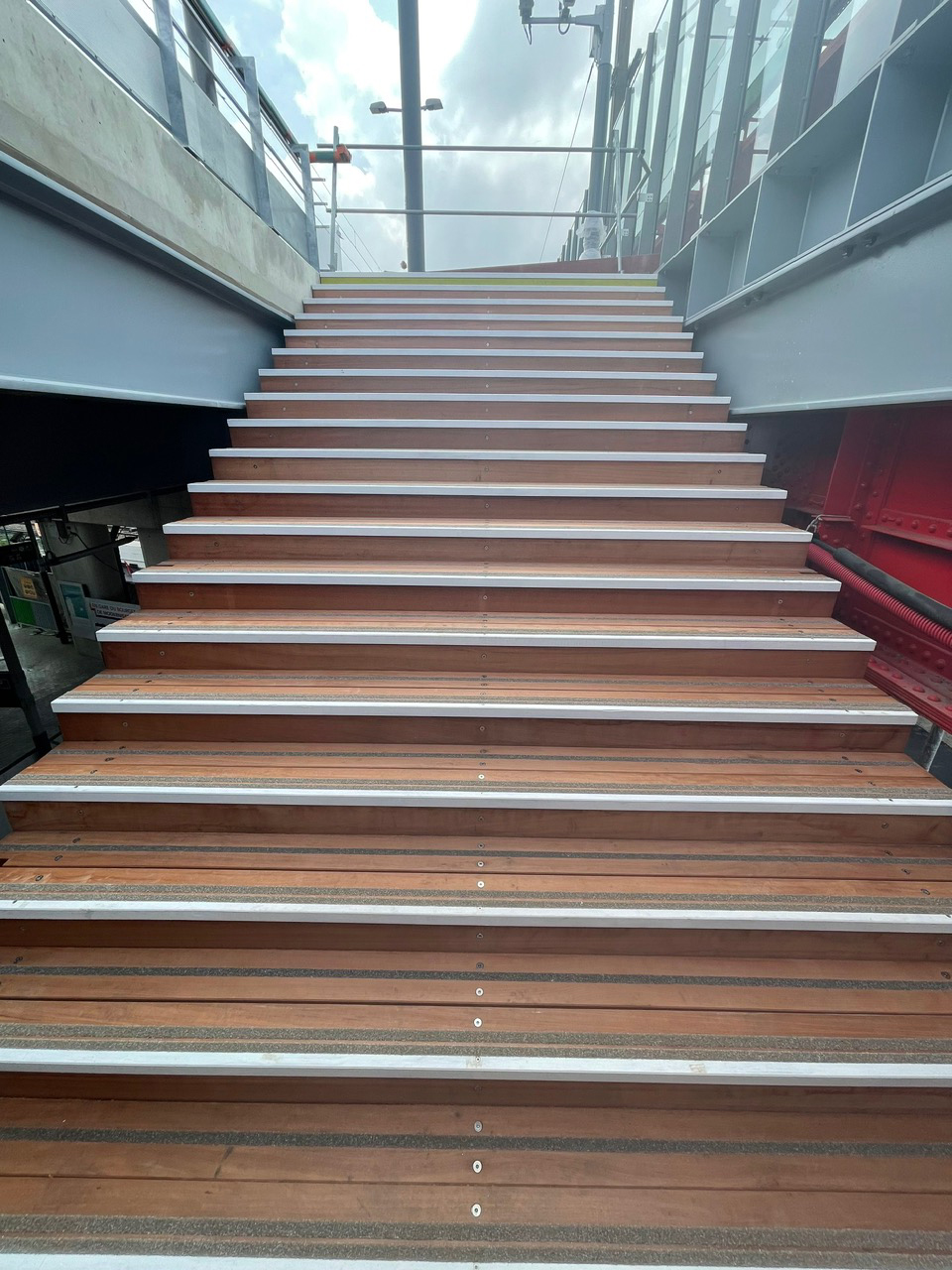 Escalier métal et bois sur mesure
